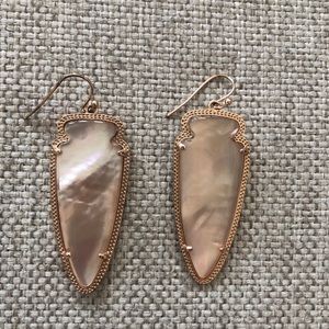 Kendra Scott Rose Gold Arrow Earrings